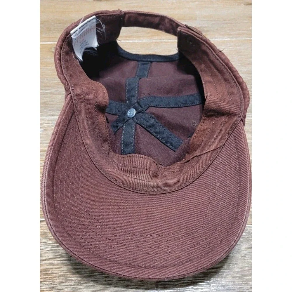 Vtg St. Louis Cardinals Hat Cap Strapback Womens Brown MLB Baseball Pink Sm Logo